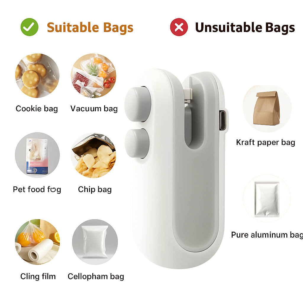 Snack N' Seal™️ Portable Bag Sealer